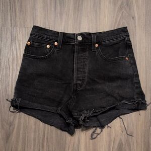 Levi's Ribcage Denim Shorts
